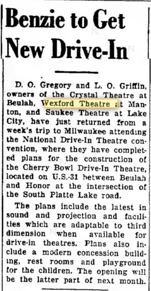 Wexford Theatre - March 31 1953